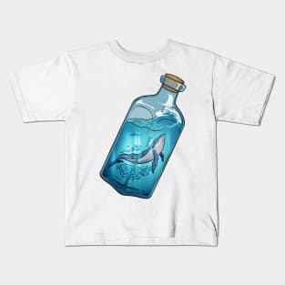 Whale Bottle Kids T-Shirt